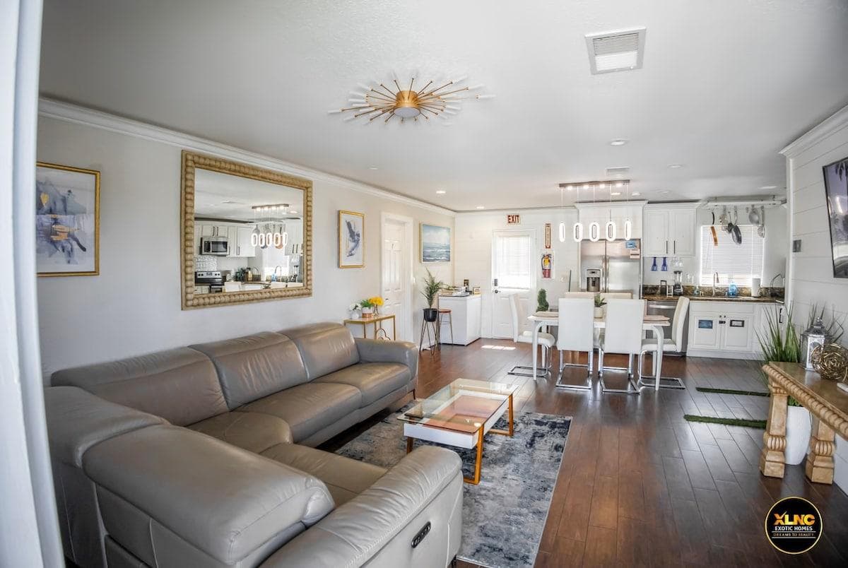 Cozy and inviting living room with stylish decor, comfortable seating, and a warm ambiance, perfect for relaxation and unwinding